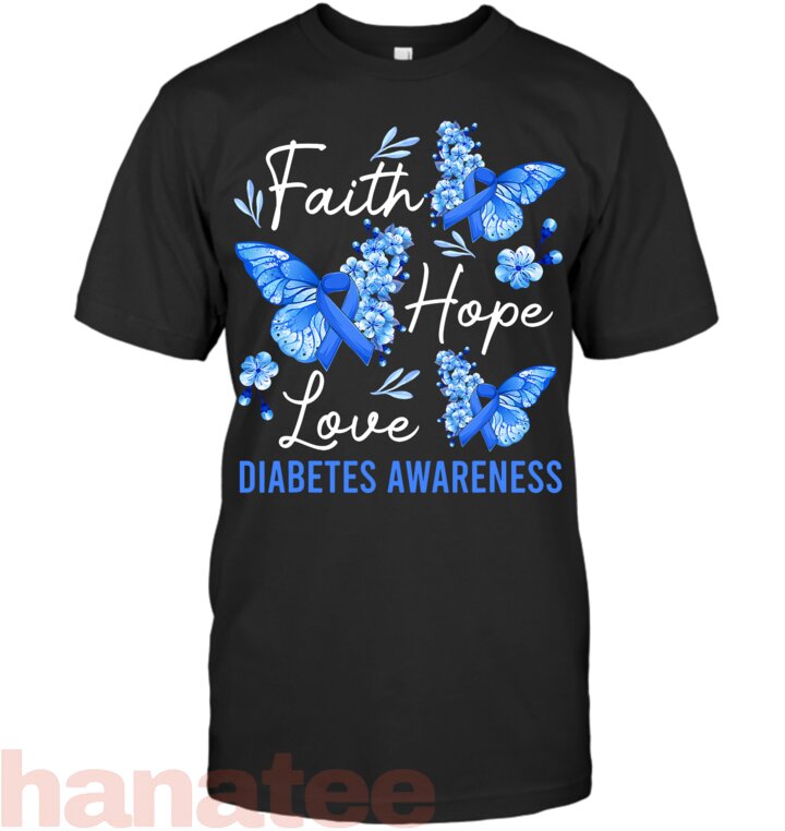 Butterfly Faith Hope Love Diabetes