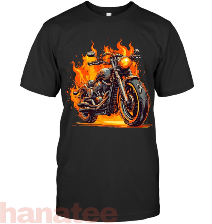 Cool Motorbike Flames and Burning