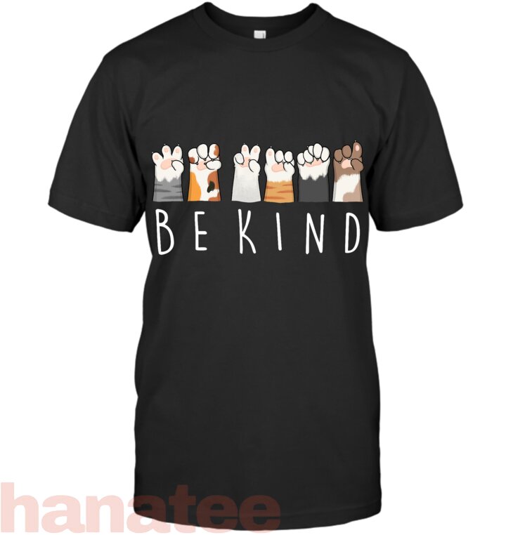 Be Kind Sign Language Kindness Cat Paws Finger