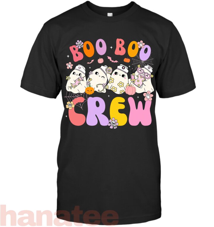 Groovy Halloween Boo Crew Nurse