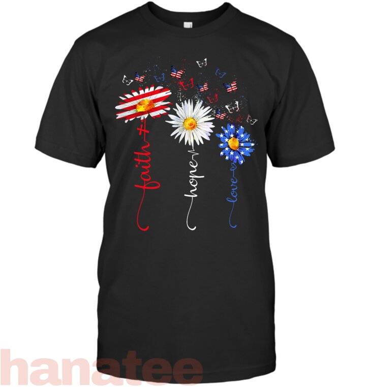 Faith Hope Love Butterfly Daisy Christians God