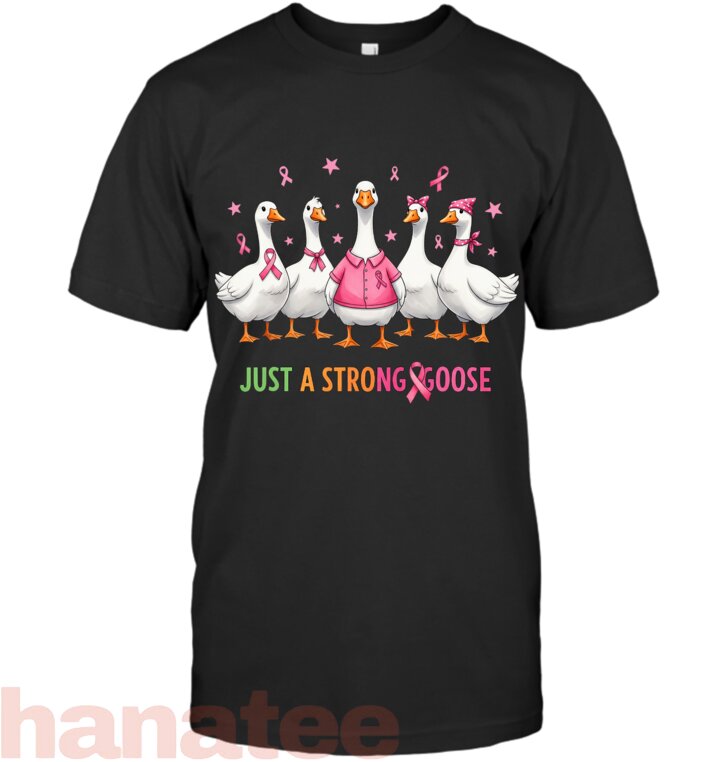 Breast Cancer Pink Ribbon Strong Goose Awareness