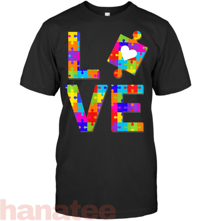 Autism Puzzle Love Autism Awareness