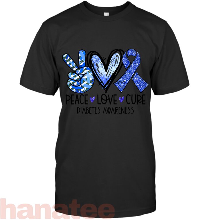 Peace Love Cure Type 1 Diabetes Awareness