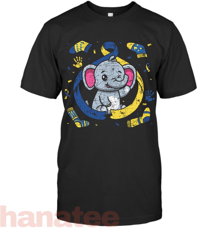 Cute Elephant Down Syndrome Awareness