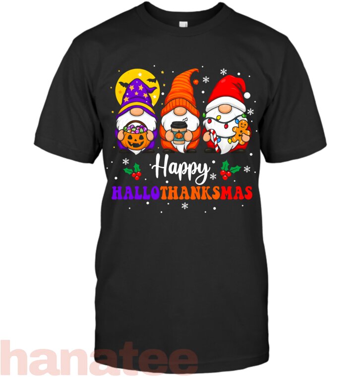 Happy Hallothanksmas Gnomes Lover
