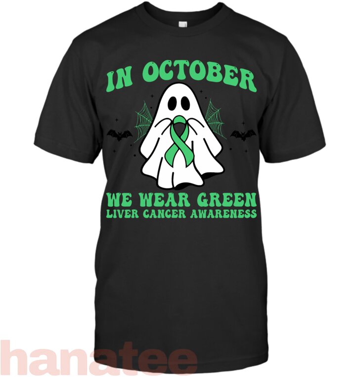 We Wear Green Liver Cancer Halloween