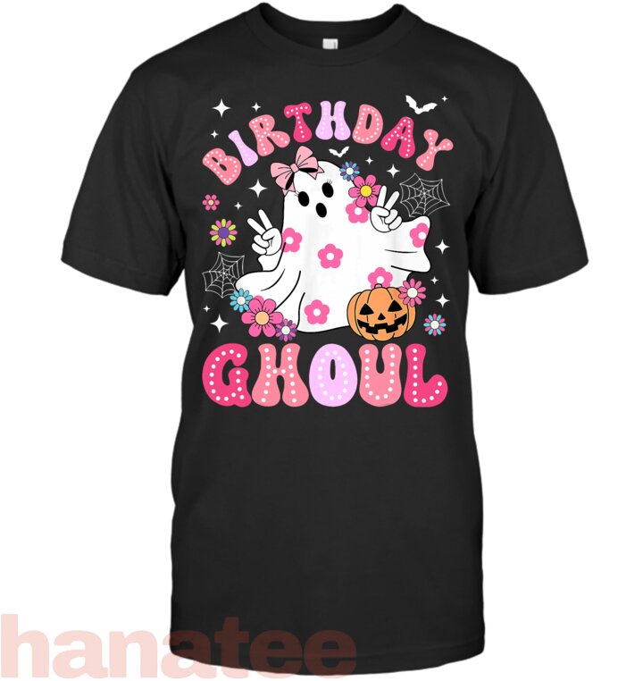 Groovy Happy Birthday Ghoul Retro