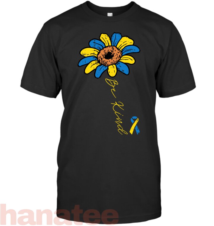 Be Kind Flower Down Syndrome Awareness