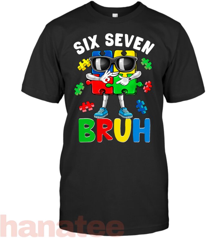 Six Seven Bruh Autism Awareness Puzzle