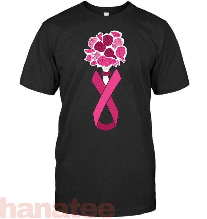 Flower Jar Pink Ribbon Breast Cancer