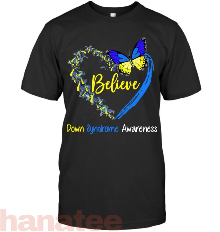 Butterfly Believe Down Syndrome Awareness