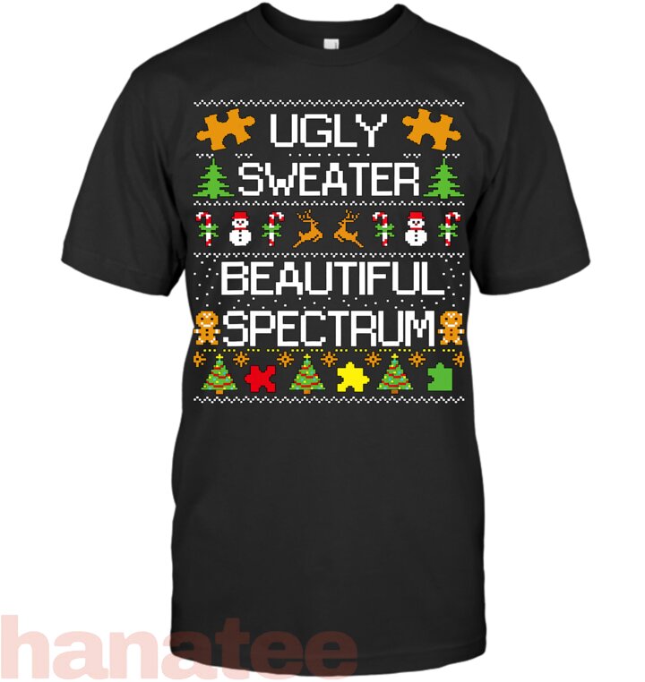 Autism Awareness Puzzle Ugly Sweater Xmas