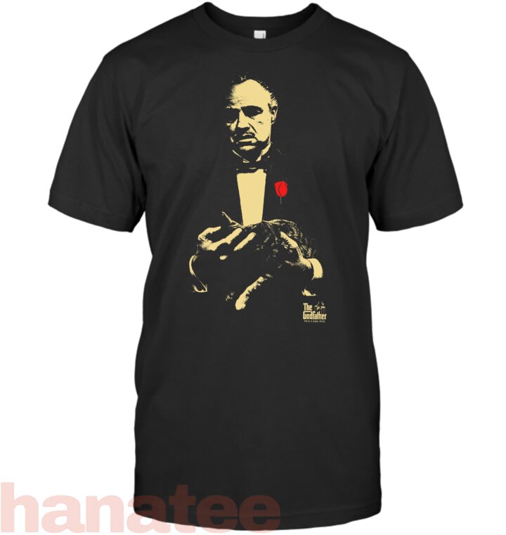 The Godfather Vito Don Corleone With Cat T-Shirt