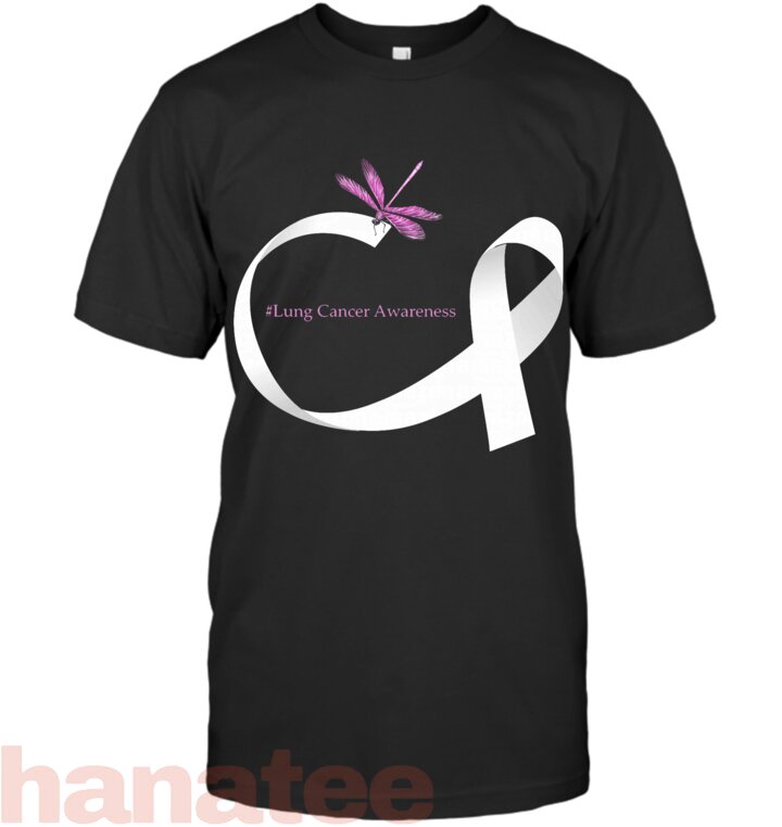Dragonfly White Ribbon Lung Cancer 2
