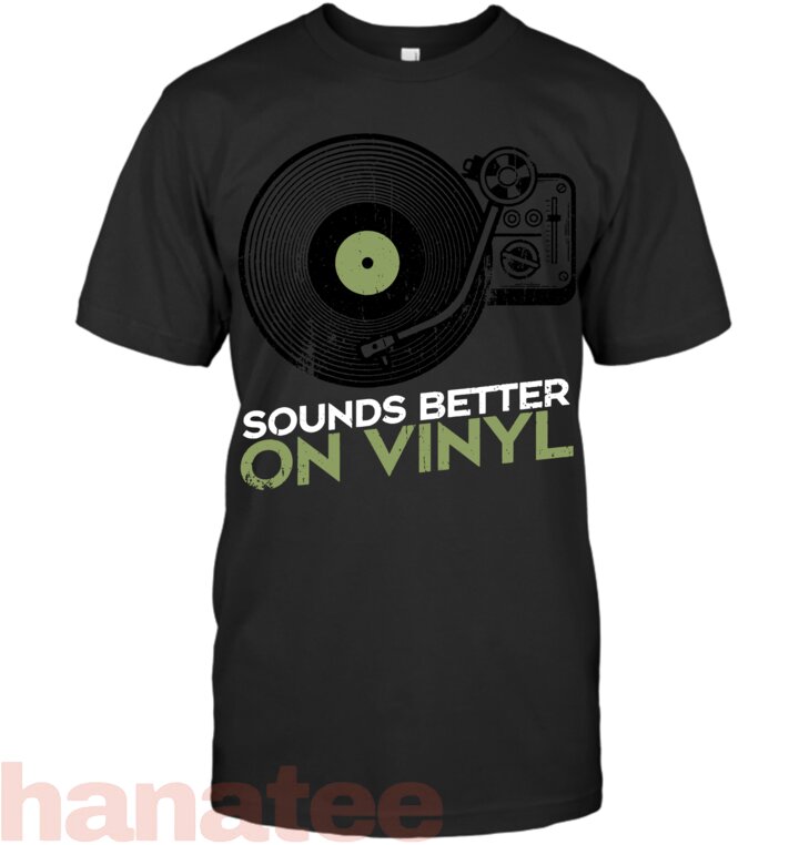 Sounds Better On Vinyl Retro Vinyl Record Player