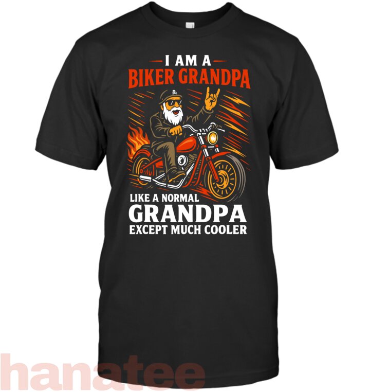 I Am A Biker Grandpa Funny Motorbikes