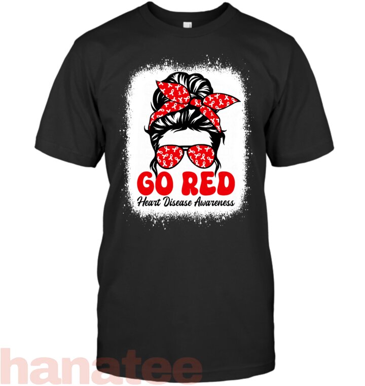 Messy Bun Women Heart Disease