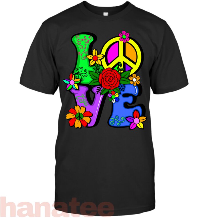 Flower Power Groovy Love Peace
