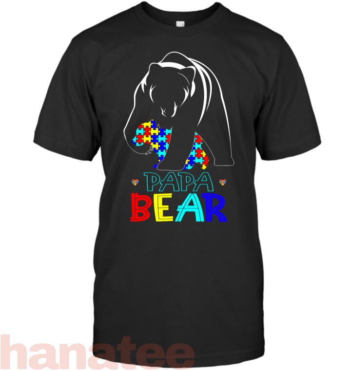 Papa Bear Autism Awareness Autism Dad Support