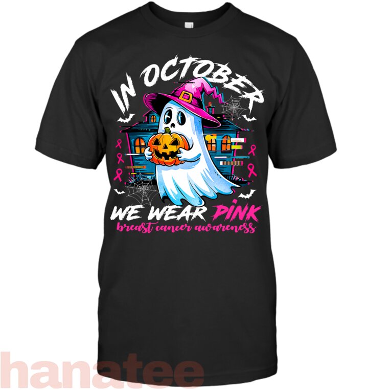 Pink Ghost Breast Cancer Awareness