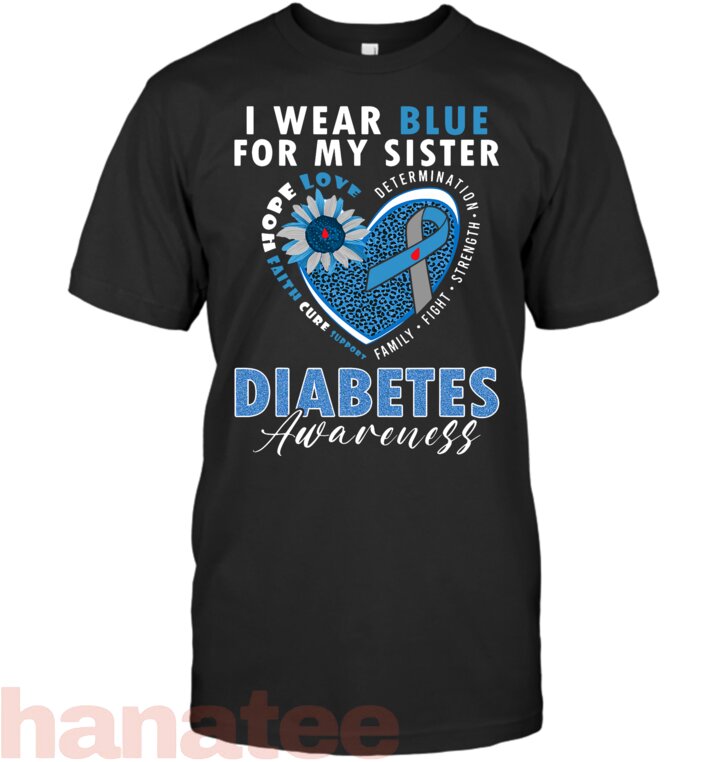 I Wear Blue For My Sister Type 1 Diabetes