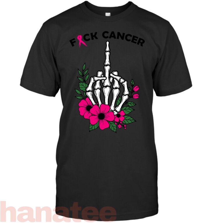 Fuck Breast Cancer Skeleton