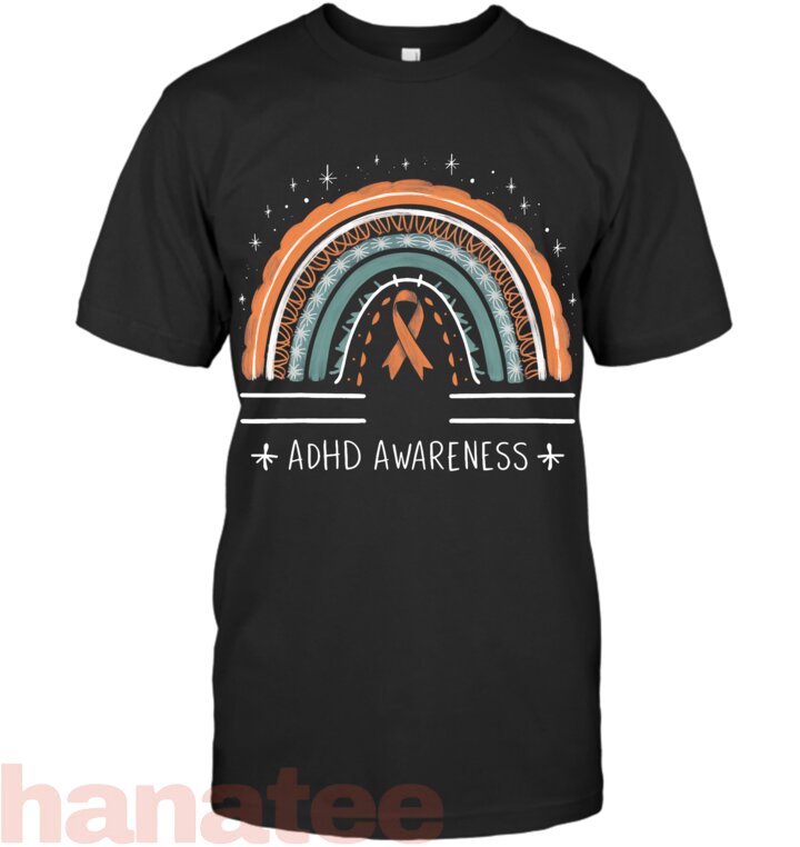 Orange Leopard Rainbow For ADHD