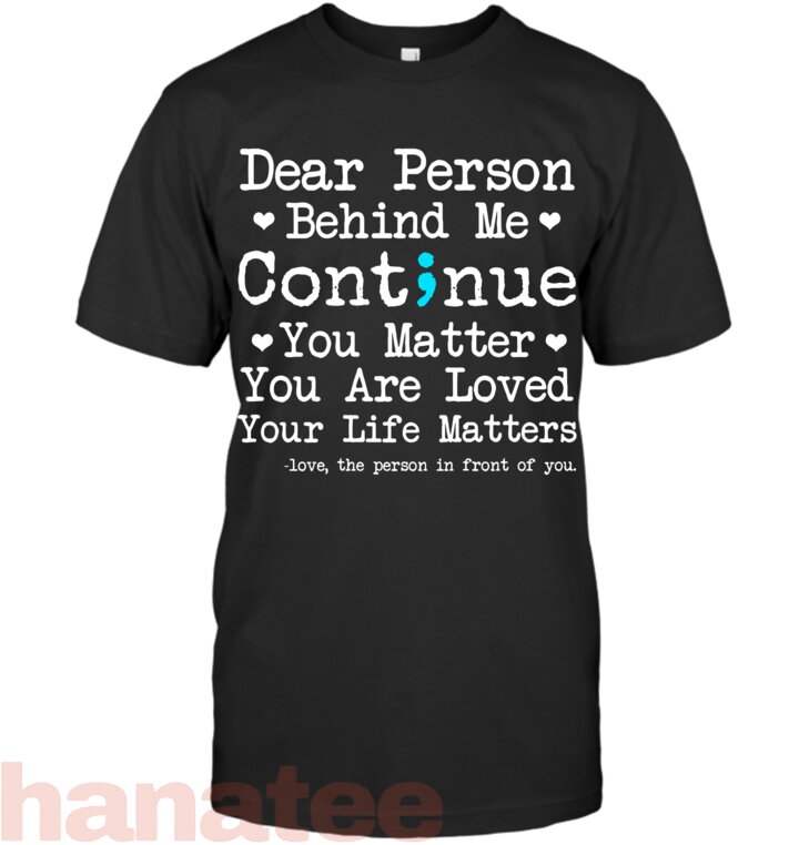 Person Behind Me Suicide Prevention Awareness