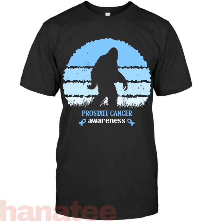 Funny Bigfoot Believe Prostate Cancer Awareness