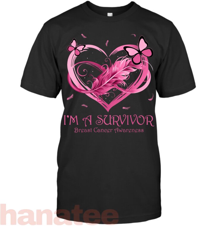 Pink Butterfly Breast Cancer Survivor
