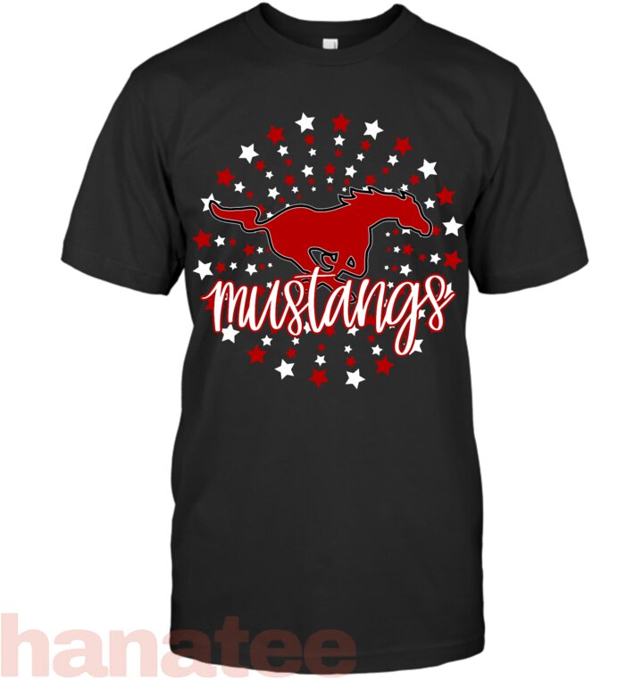 Mustangs School Spirit Football