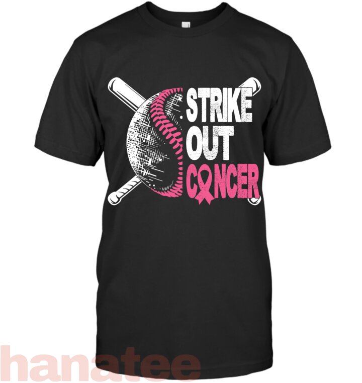 Strike Out Cancer Breast Cancer Baseball