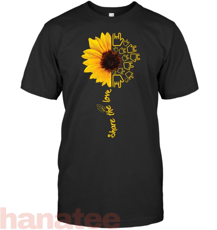 Sign Language Sunflower Share the Love