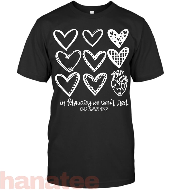In My Heart Warrior Era Heart Disease Awareness CHD Women T-Shirt