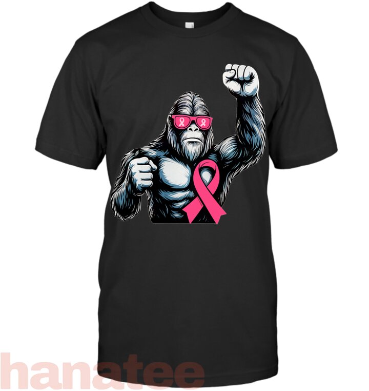 Bigfoot Pink Ribbon Breast Cancer Awareness