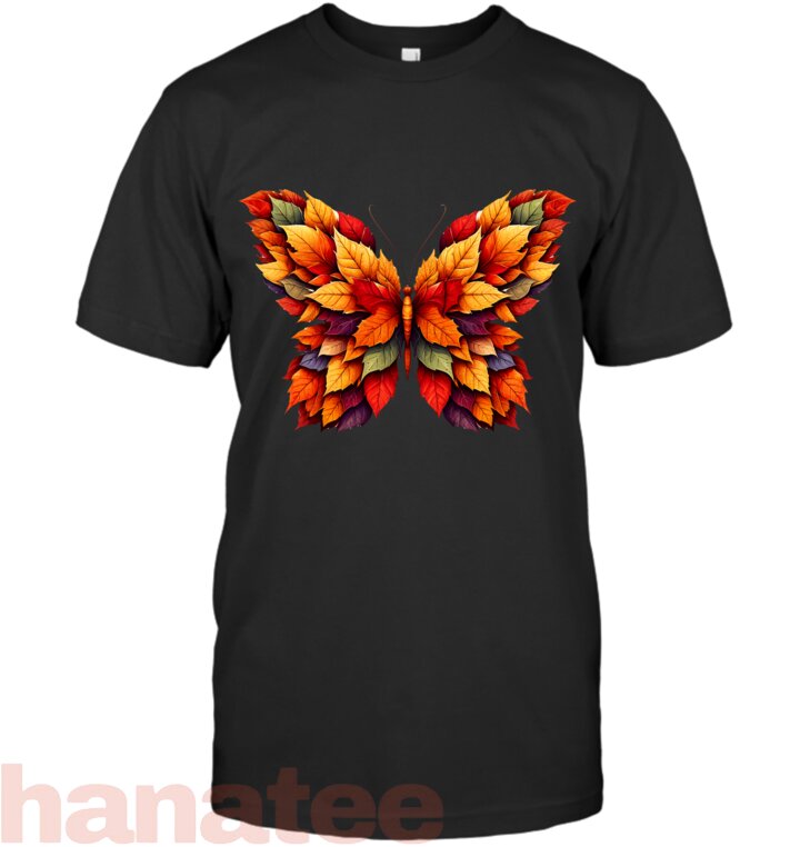 Autumn Fall Leaves Butterfly