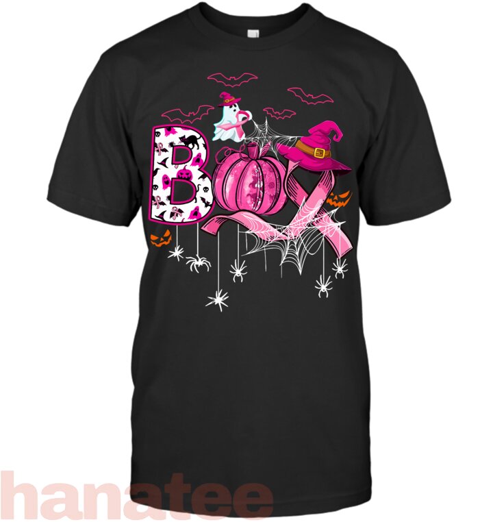Boo Halloween Pumpkin Pink
