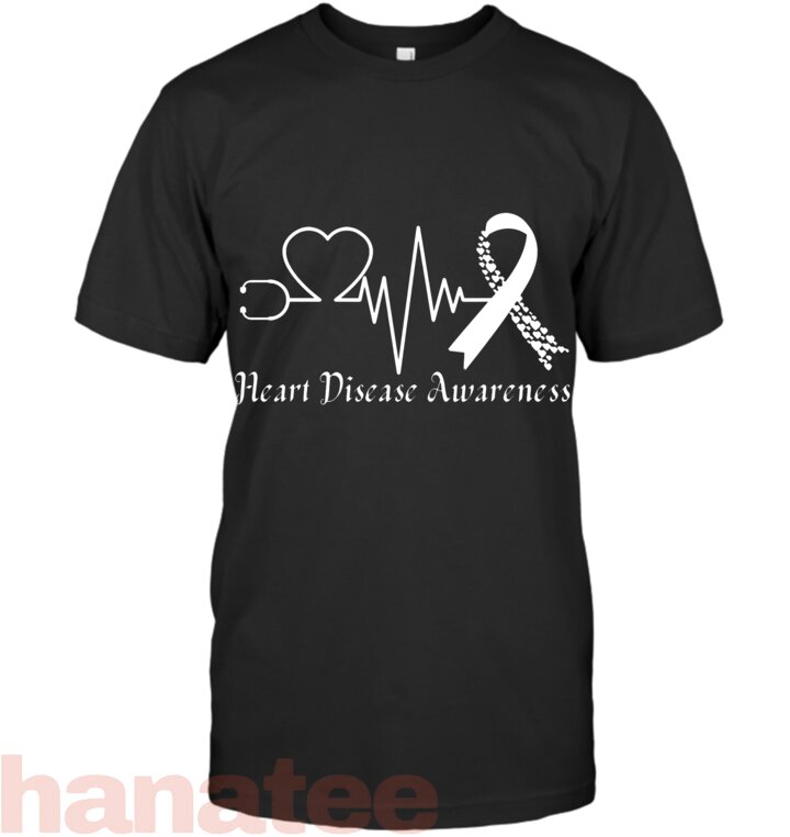 Heart Disease Awareness Go Red in February Health Red Heart T-Shirt