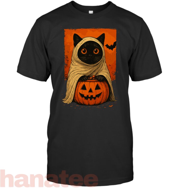 Vintage Black Cat Halloween