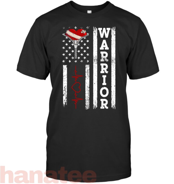 Open Heart Surgery Warrior Gift For Heart Patients Survivor T-Shirt