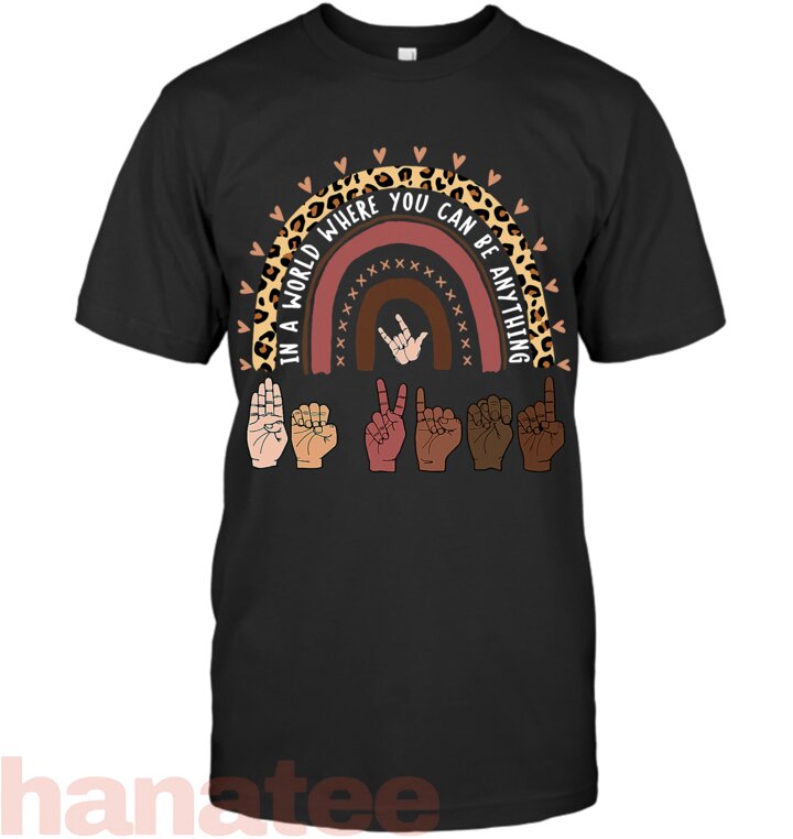 Be Kind Hand-Talking Teacher Artist