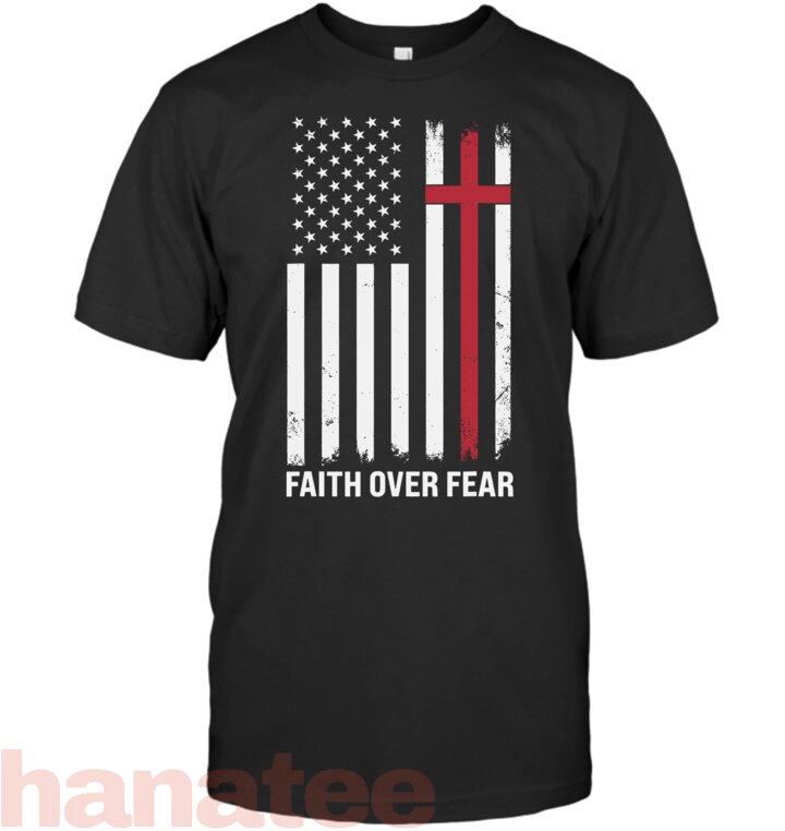 Christ Faith Over Fear Cross