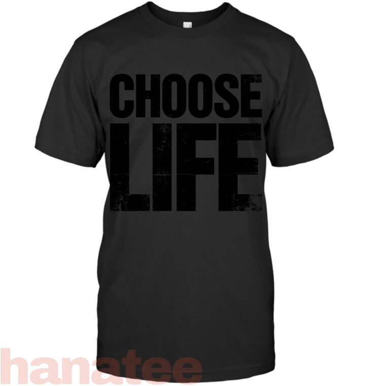 Vintage 80s Choose Life Distressed