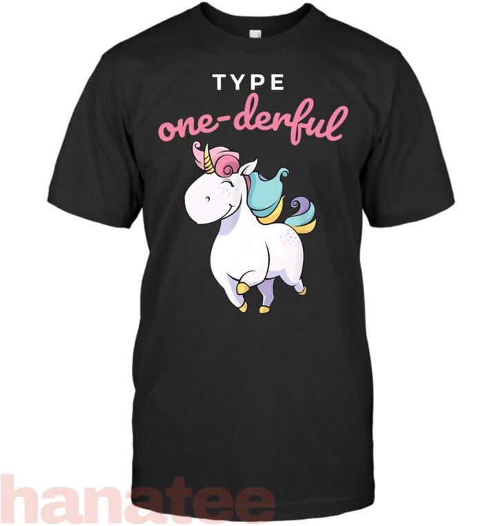 Type Onederful  Diabetes Awareness Unicorn