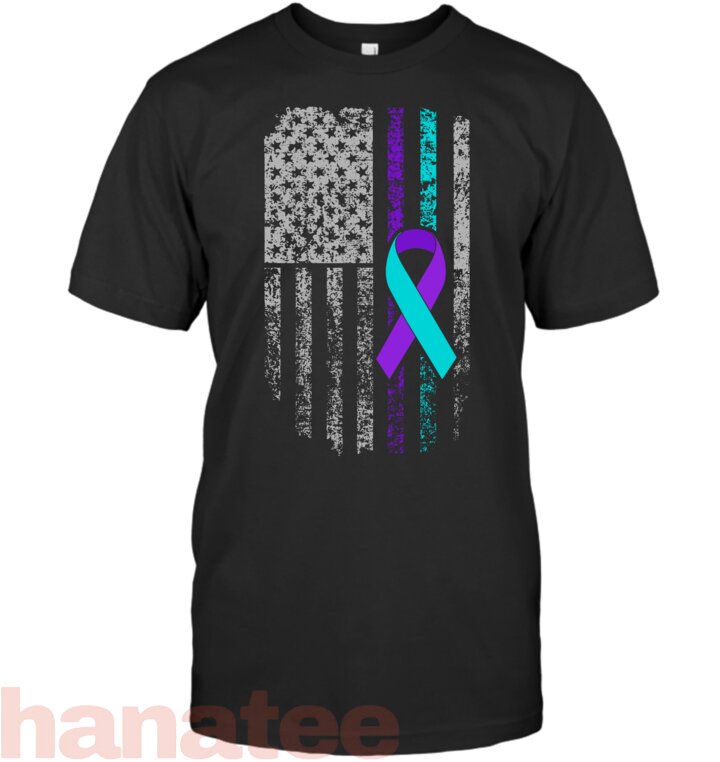 Suicide Prevention American Flag