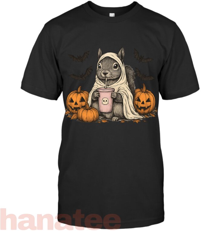 Fanny Halloween Squirrel Ghost