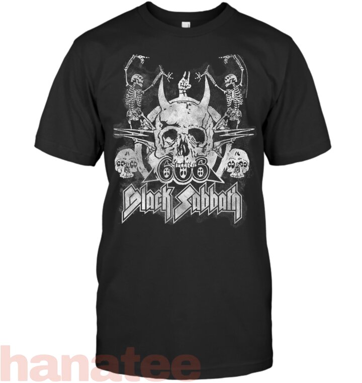 Black Sabbath Vintage Dancing Skeletons