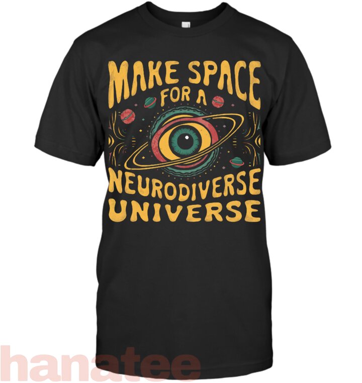 Neurodiverse Universe Neurodiversity ADHD Autism Awareness T-Shirt