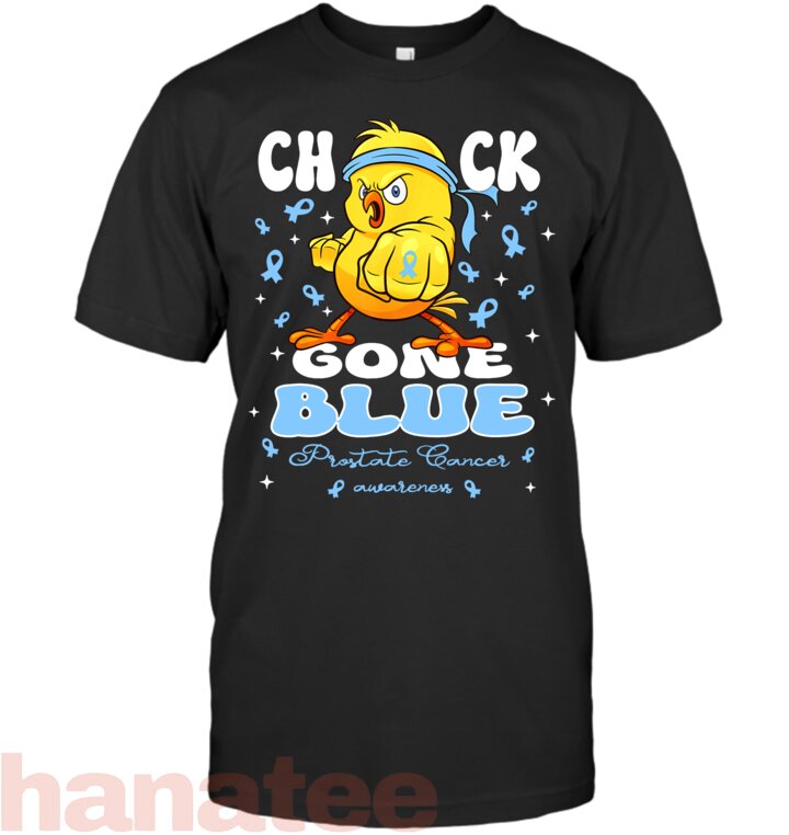 Chick Gone Blue For Prostate Cancer Awareness
